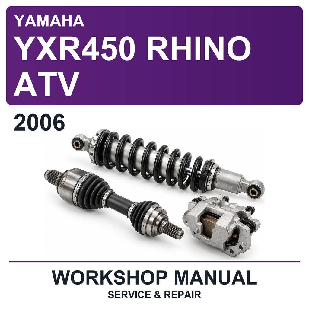 2006 Yamaha YXR450 Rhino ATV Workshop Service & Repair Manual