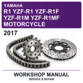 2017 Yamaha R1 YZF-R1 YZF-R1F YZF-R1M YZF-R1MF Motorcycle Workshop Service & Repair Manual