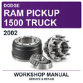 2002 Dodge Ram Pickup 1500 Truck Workshop Service & Repair Manual