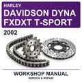 2002 Harley Davidson Dyna Fxdxt T-Sport Workshop Service & Repair Manual