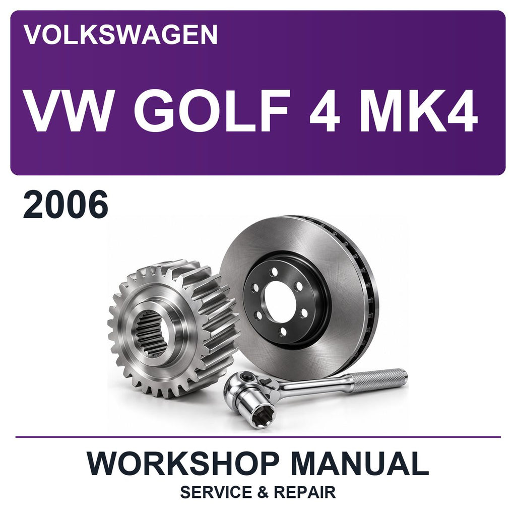 2006 Volkswagen VW Golf 4 MK4 Workshop Service & Repair Manual