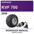 2006 Kawasaki KVF 700 Workshop Service & Repair Manual