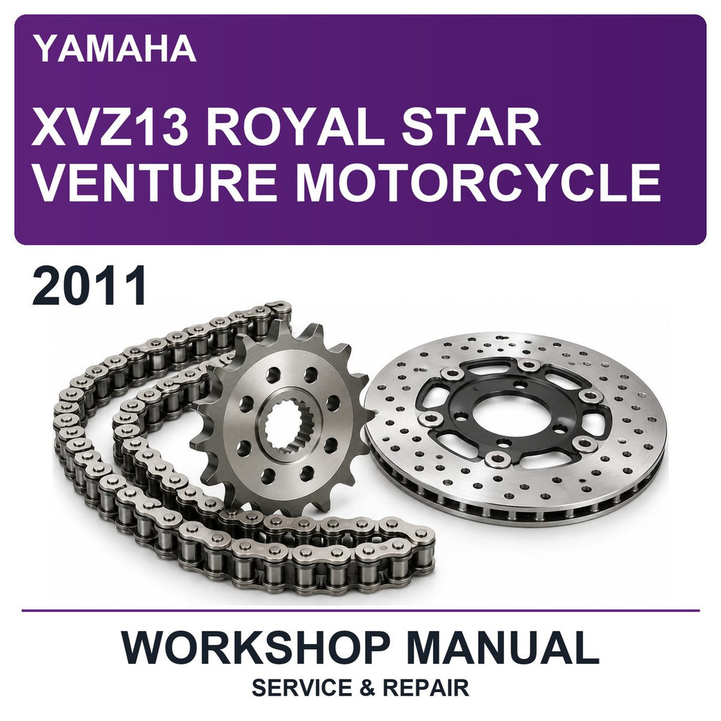 2011 Yamaha XVZ13 Royal Star Venture Motorcycle Workshop Service & Repair Manual