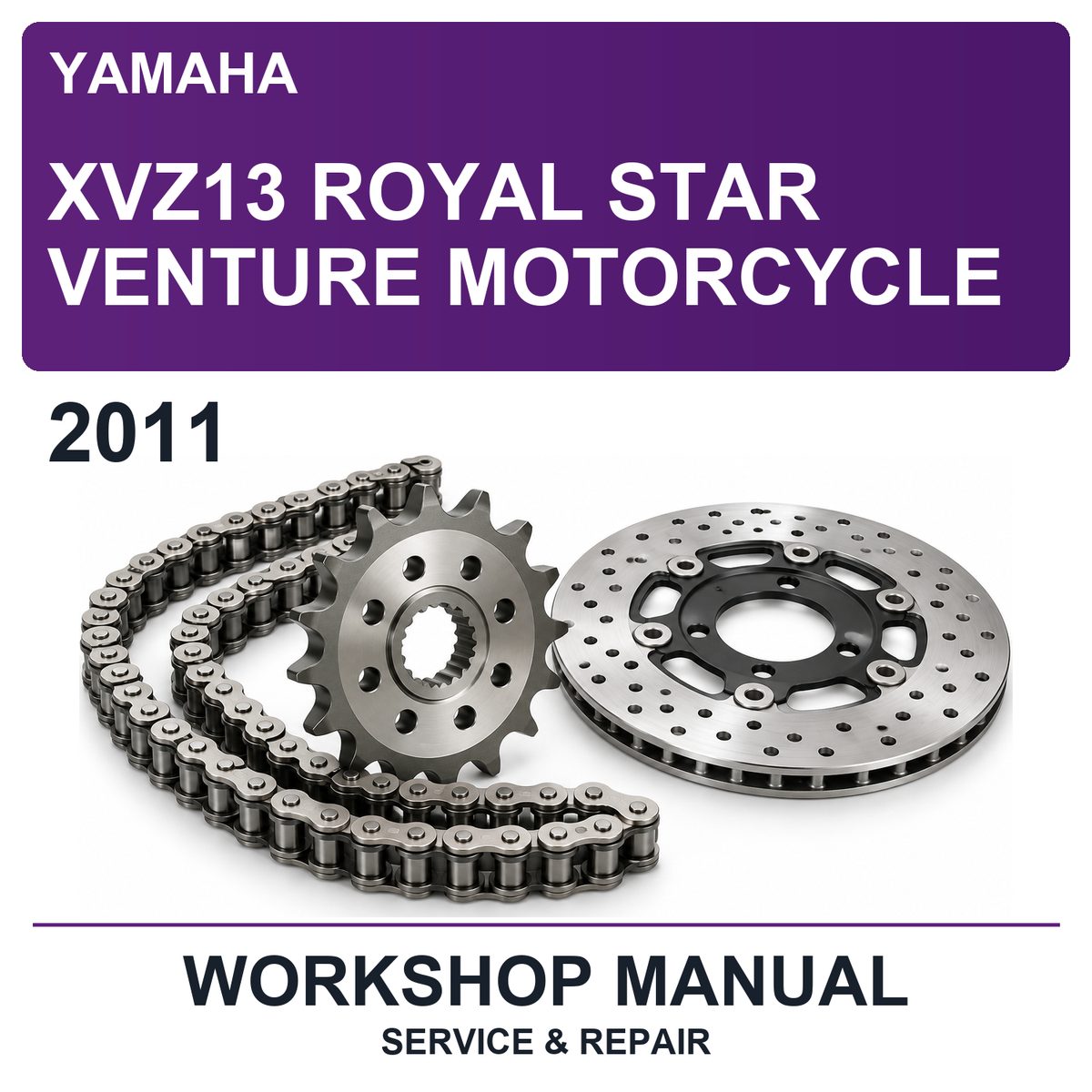 2011 Yamaha XVZ13 Royal Star Venture Motorcycle Workshop Service & Repair Manual
