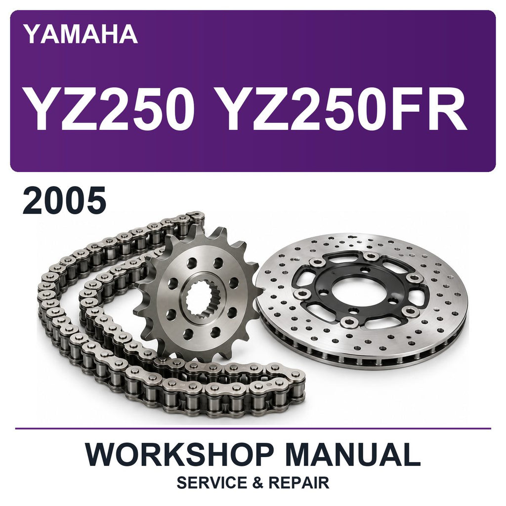 2005 Yamaha YZ250 YZ250FR Workshop Service & Repair Manual