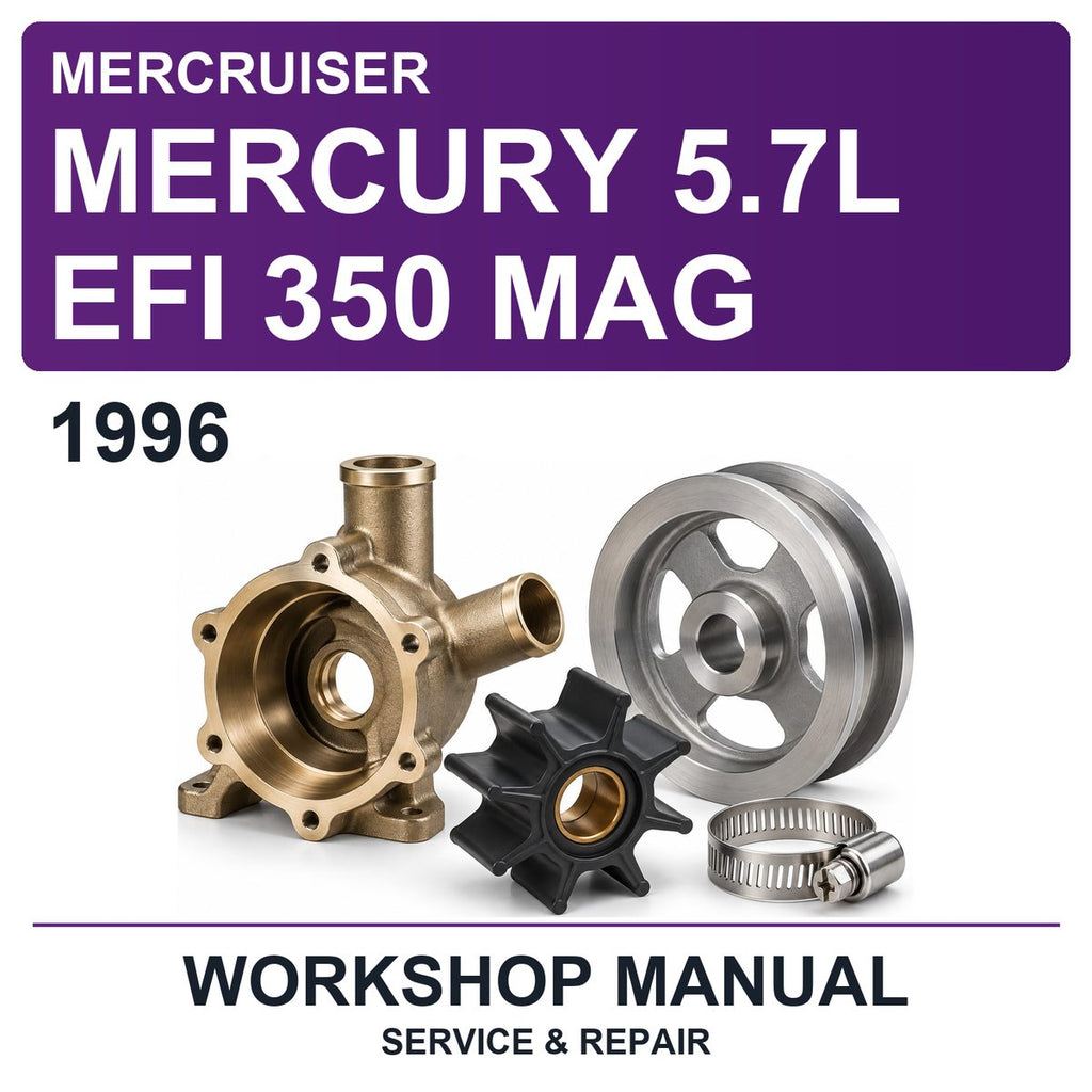 1996 Mercury Mercruiser 5.7L EFI 350 MAG Workshop Service & Repair Manual