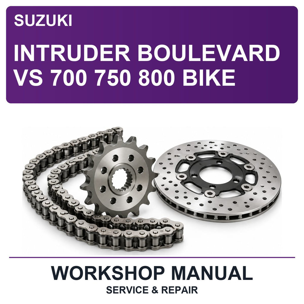 Suzuki Intruder Boulevard VS 700 750 800 Bike Workshop Service & Repair Manual