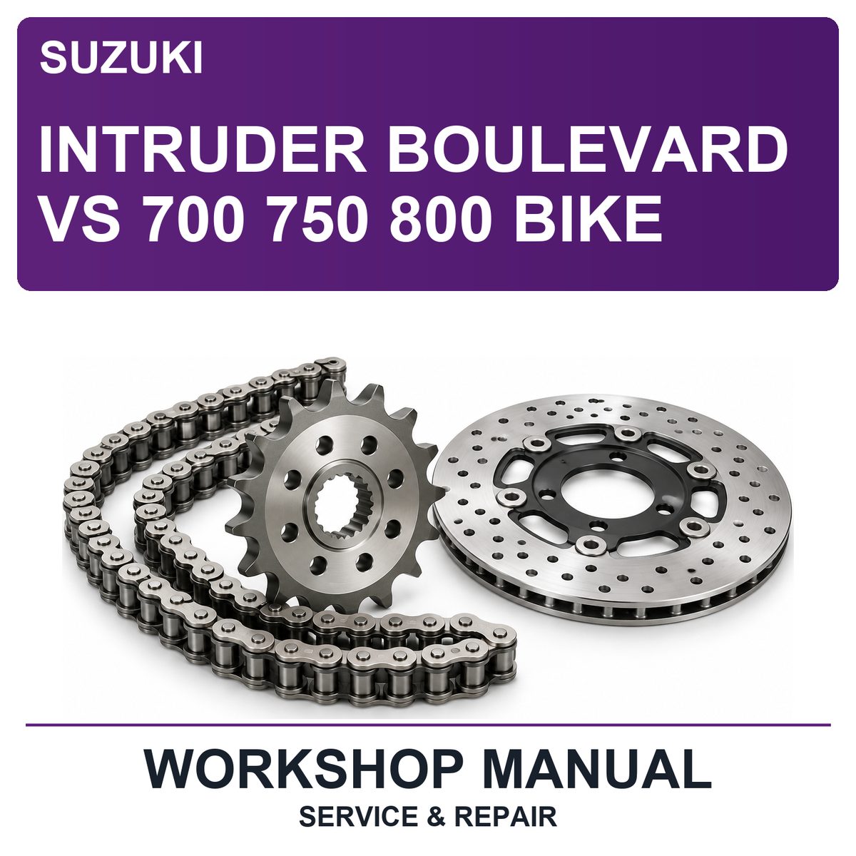 Suzuki Intruder Boulevard VS 700 750 800 Bike Workshop Service & Repair Manual