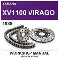 1988 Yamaha XV1100 Virago Workshop Service & Repair Manual