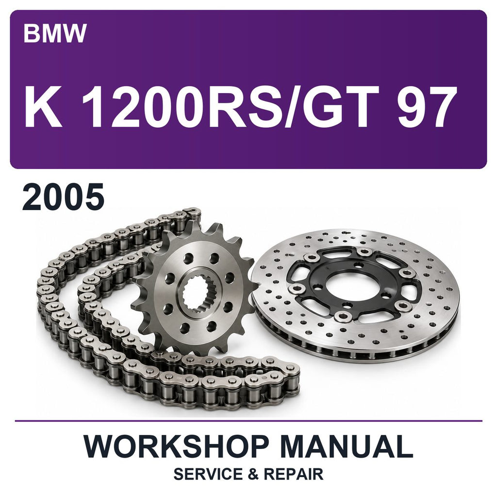 2005 BMW K 1200RS/GT 97 Workshop Service & Repair Manual