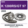 2005 BMW K 1200RS/GT 97 Workshop Service & Repair Manual
