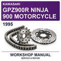 1995 Kawasaki GPZ900R Ninja 900 Motorcycle Workshop Service & Repair Manual