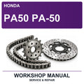 Honda PA50 PA-50 Workshop Service & Repair Manual