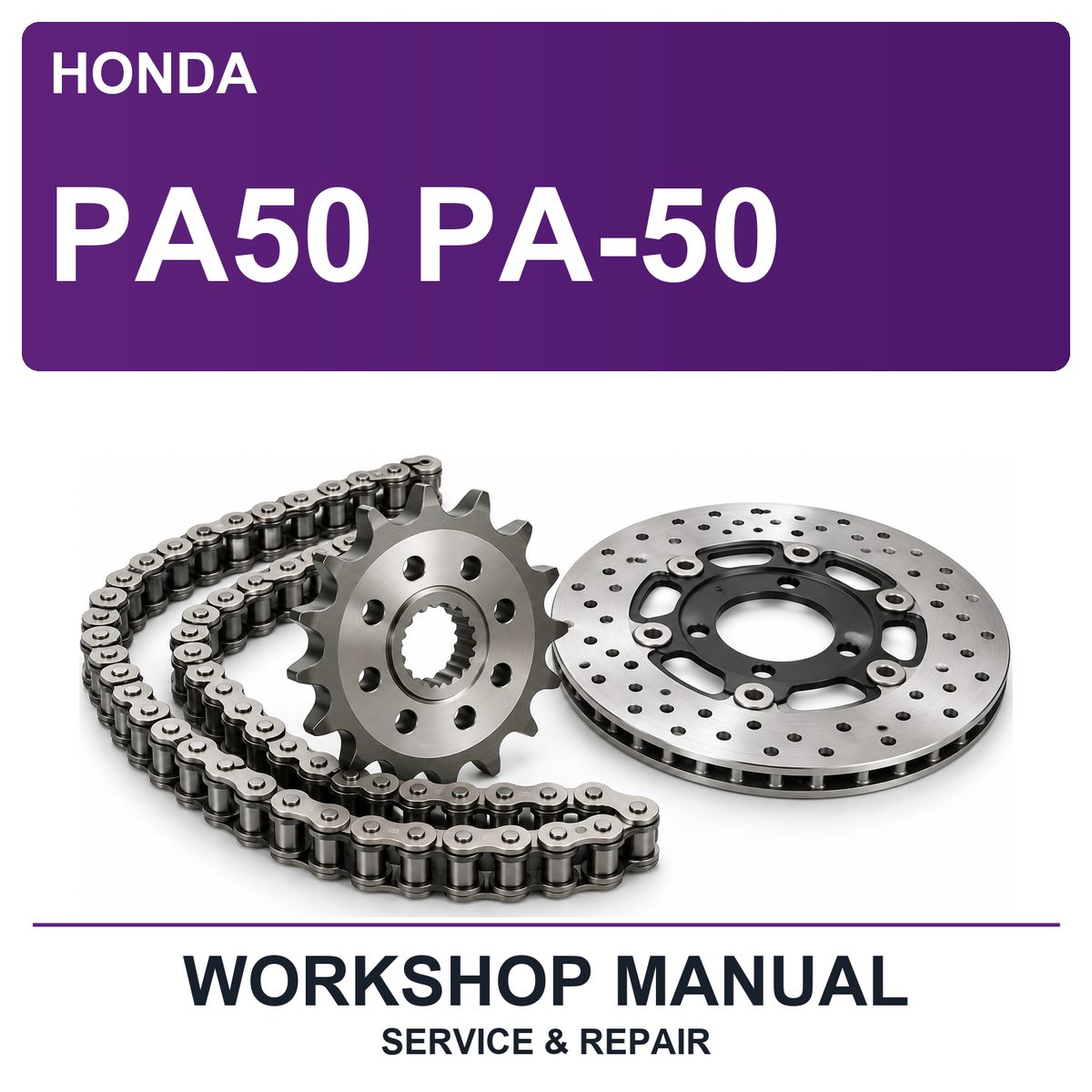 Honda PA50 PA-50 Workshop Service & Repair Manual
