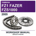2005 Yamaha FZ1 Fazer FZS1000 Workshop Service & Repair Manual