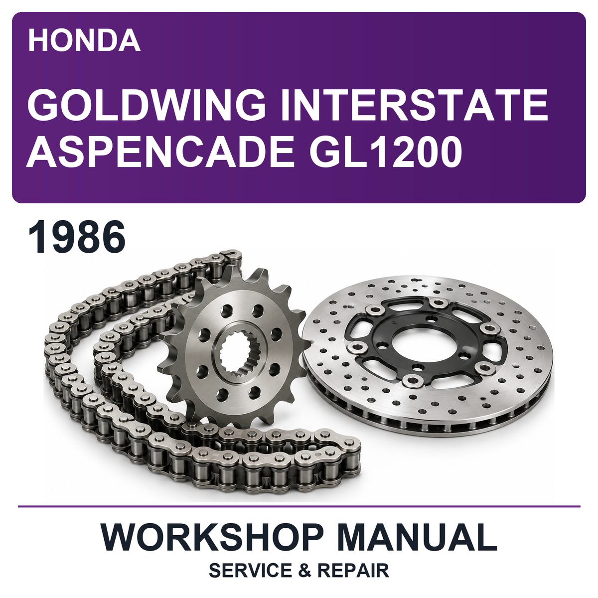 1986 Honda Goldwing Interstate Aspencade GL1200 Workshop Service & Repair Manual