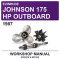 1987 Evinrude Johnson 175 HP Outboard Workshop Service & Repair Manual