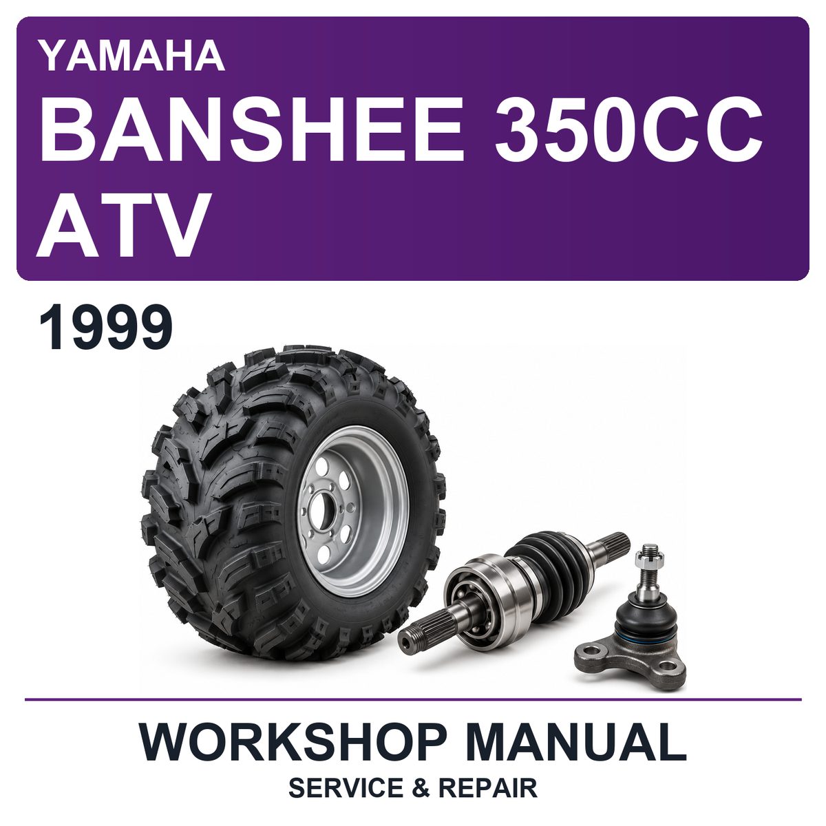 1999 Yamaha Banshee 350CC ATV Workshop Service & Repair Manual