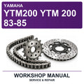 Yamaha YTM200 YTM 200 83-85 Workshop Service & Repair Manual