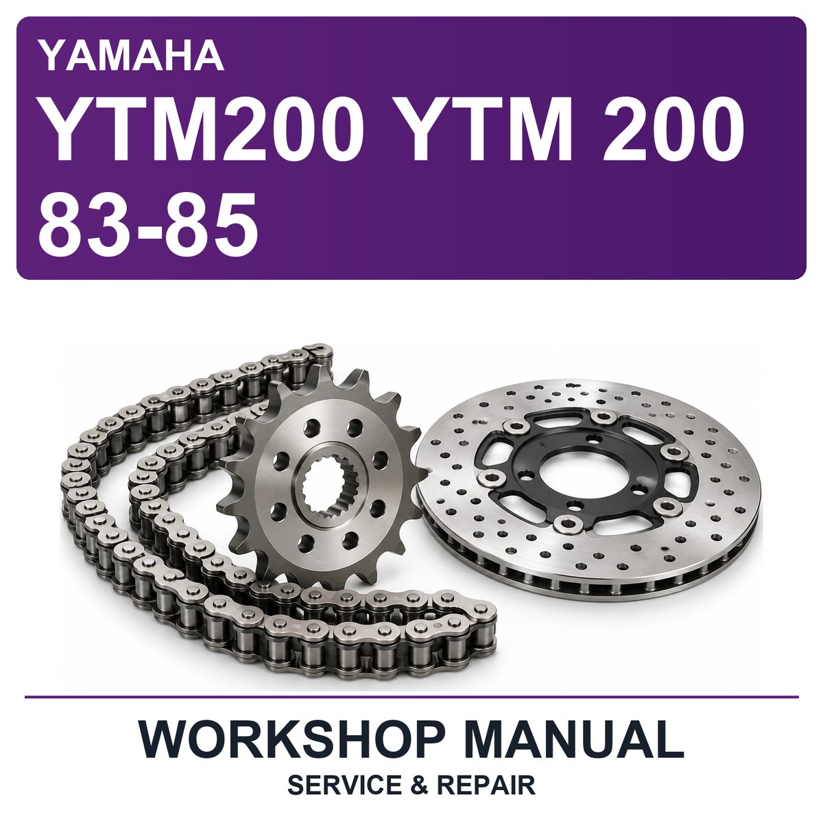 Yamaha YTM200 YTM 200 83-85 Workshop Service & Repair Manual