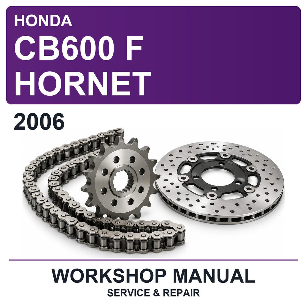 2006 Honda CB600 F Hornet Workshop Service & Repair Manual