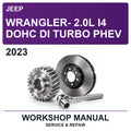 2023 Jeep Wrangler- 2.0L I4 Dohc Di Turbo Phev Workshop Service & Repair Manual