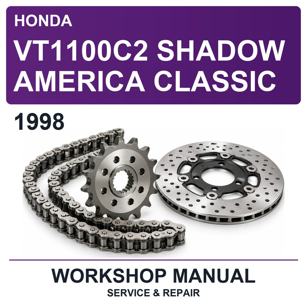 1998 Honda VT1100C2 Shadow America Classic Workshop Service & Repair Manual