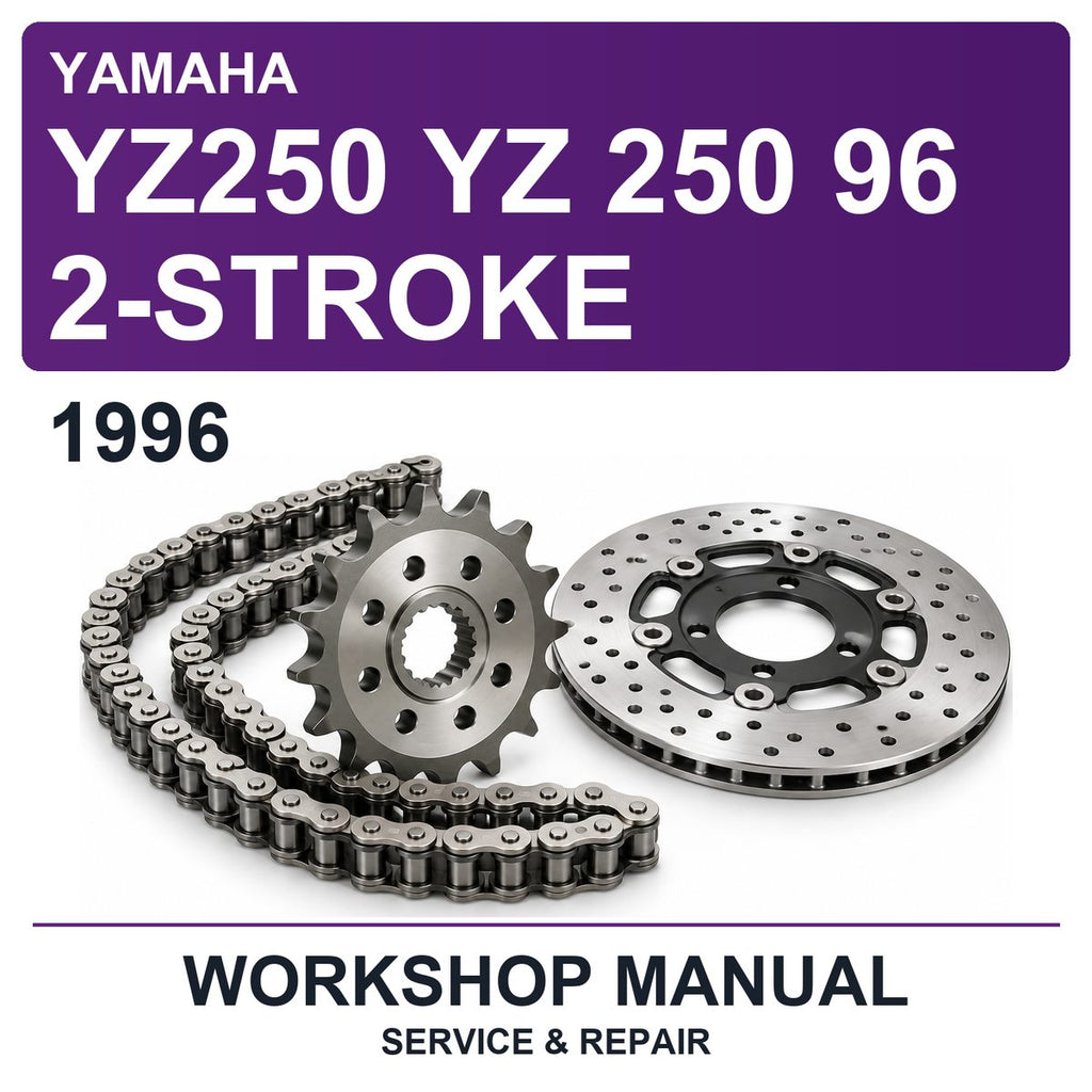 1996 Yamaha YZ250 YZ 250 96 2-Stroke Workshop Service & Repair Manual