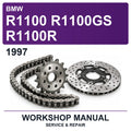 1997 BMW R1100 R1100GS R1100R Workshop Service & Repair Manual