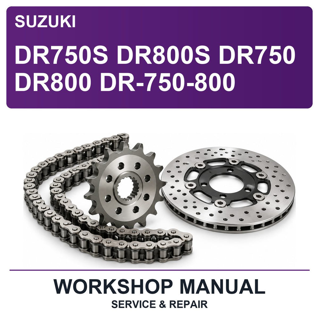 Suzuki DR750S DR800S DR750 DR800 DR-750-800 Workshop Service & Repair Manual