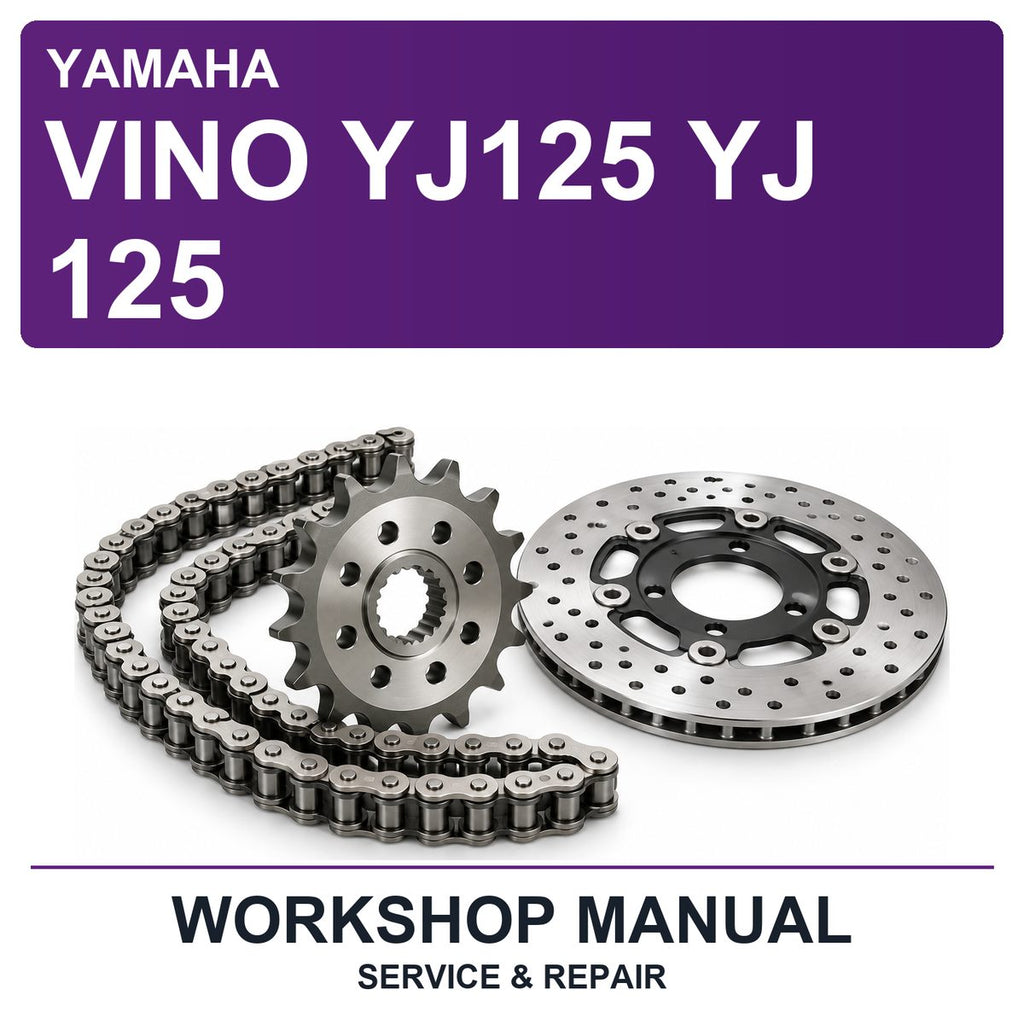 Yamaha Vino YJ125 YJ 125 Workshop Service & Repair Manual