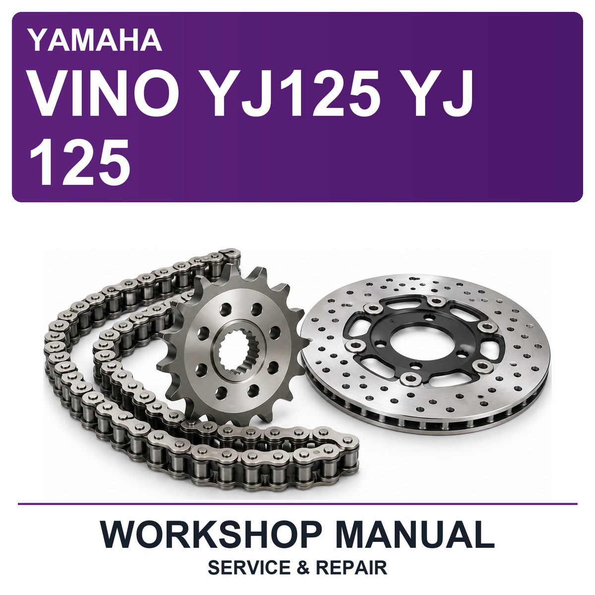 Yamaha Vino YJ125 YJ 125 Workshop Service & Repair Manual