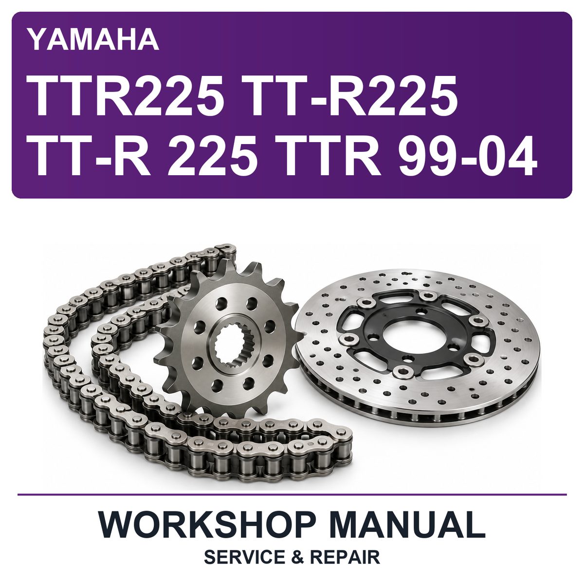 Yamaha TTR225 TT-R225 TT-R 225 TTR 99-04 Workshop Service & Repair Manual