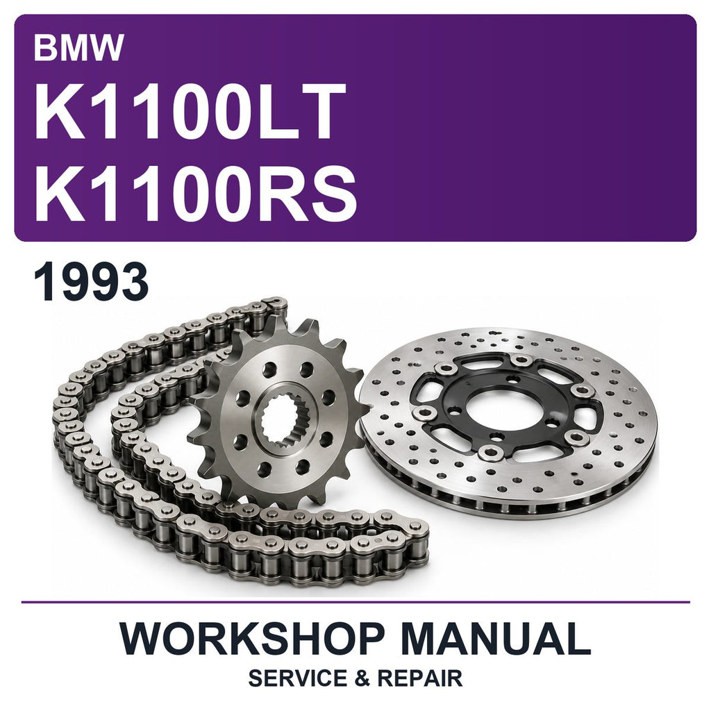 1993 BMW K1100LT K1100RS Workshop Service & Repair Manual