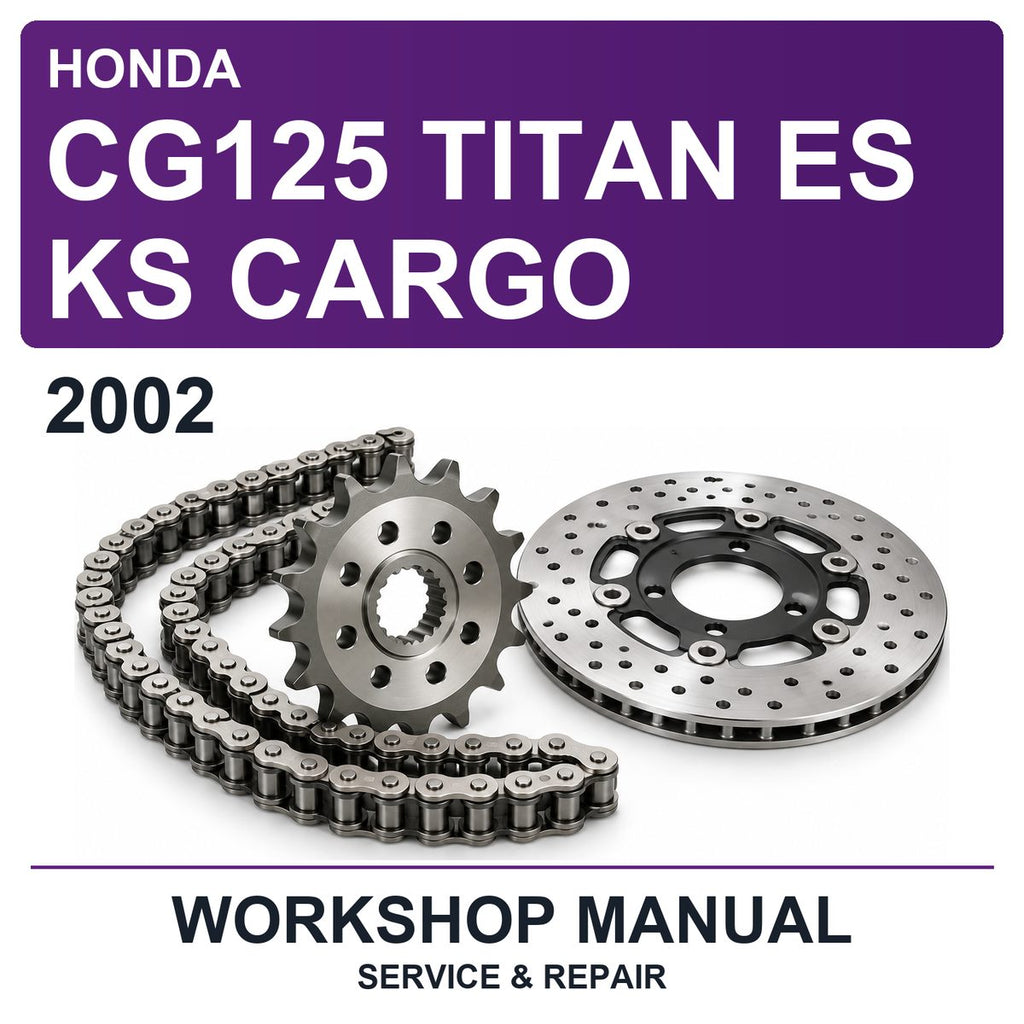 2002 Honda CG125 Titan ES KS Cargo Workshop Service & Repair Manual