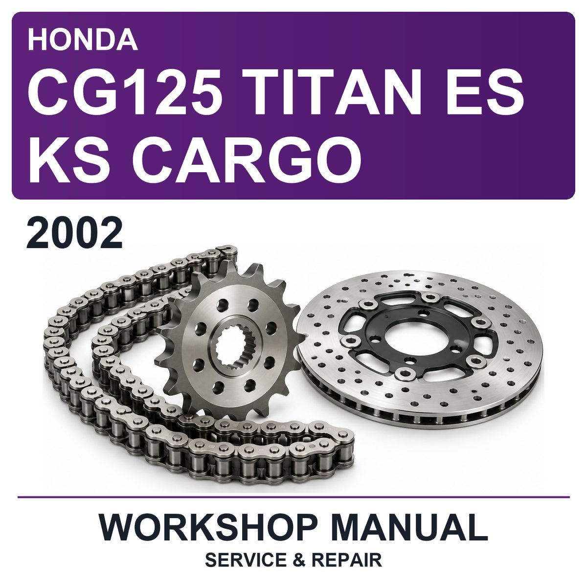 2002 Honda CG125 Titan ES KS Cargo Workshop Service & Repair Manual