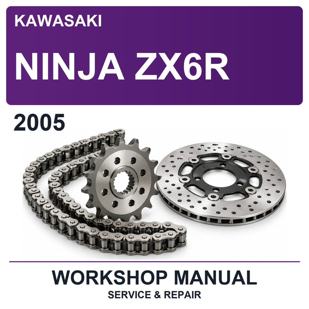 2005 Kawasaki Ninja ZX6R Workshop Service & Repair Manual