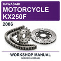 2006 Kawasaki Motorcycle KX250F Workshop Service & Repair Manual