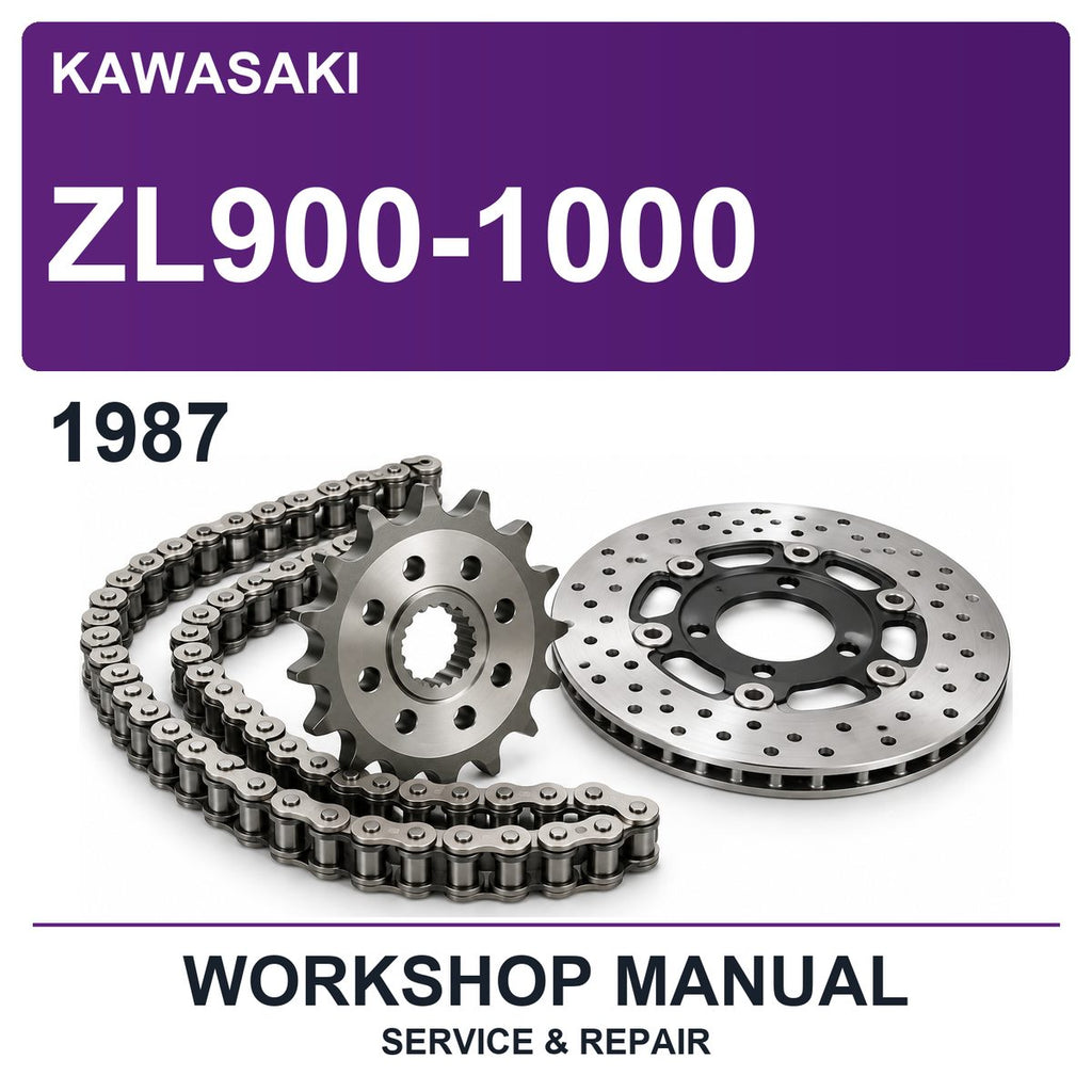 1987 Kawasaki ZL900-1000 Workshop Service & Repair Manual