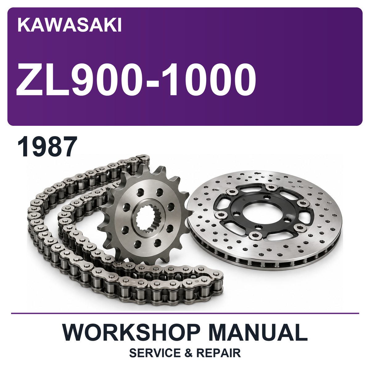 1987 Kawasaki ZL900-1000 Workshop Service & Repair Manual