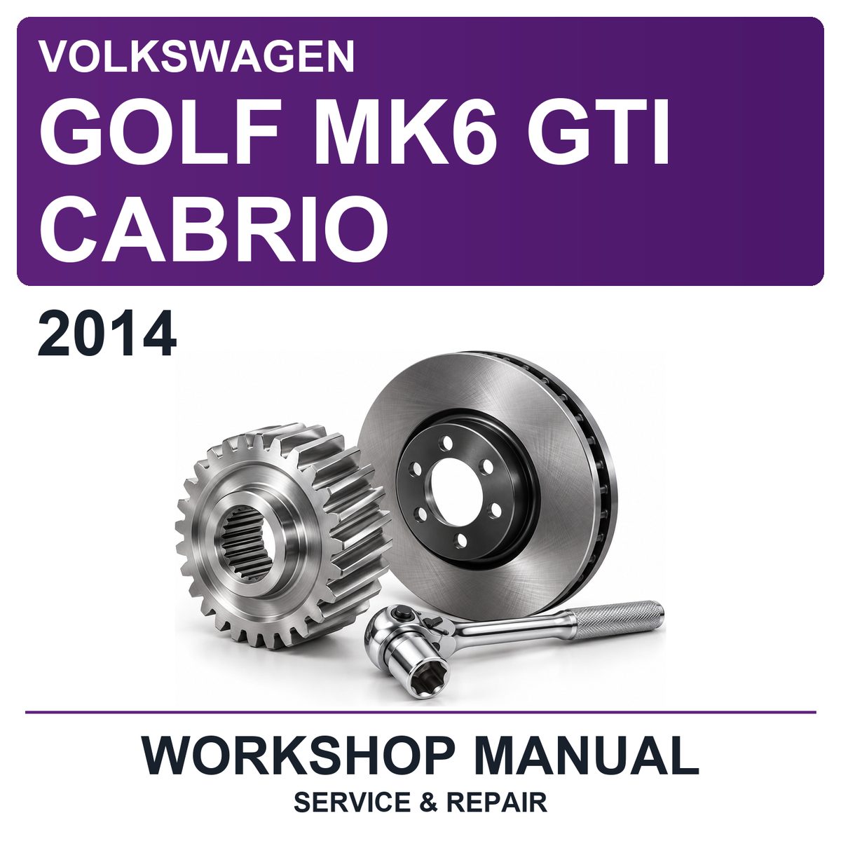 2014 Volkswagen Golf MK6 GTI Cabrio Workshop Service & Repair Manual