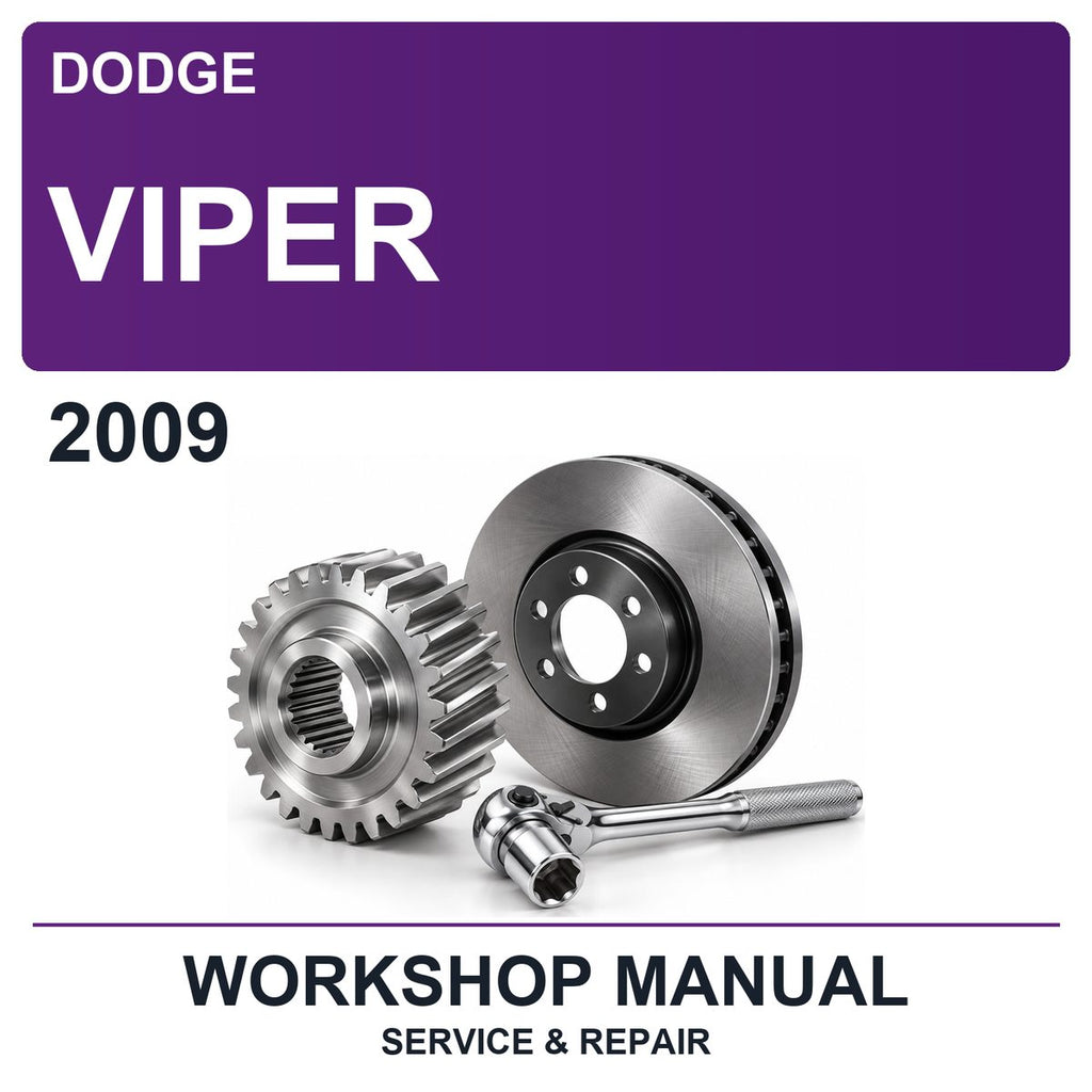 2009 Dodge Viper Workshop Service & Repair Manual