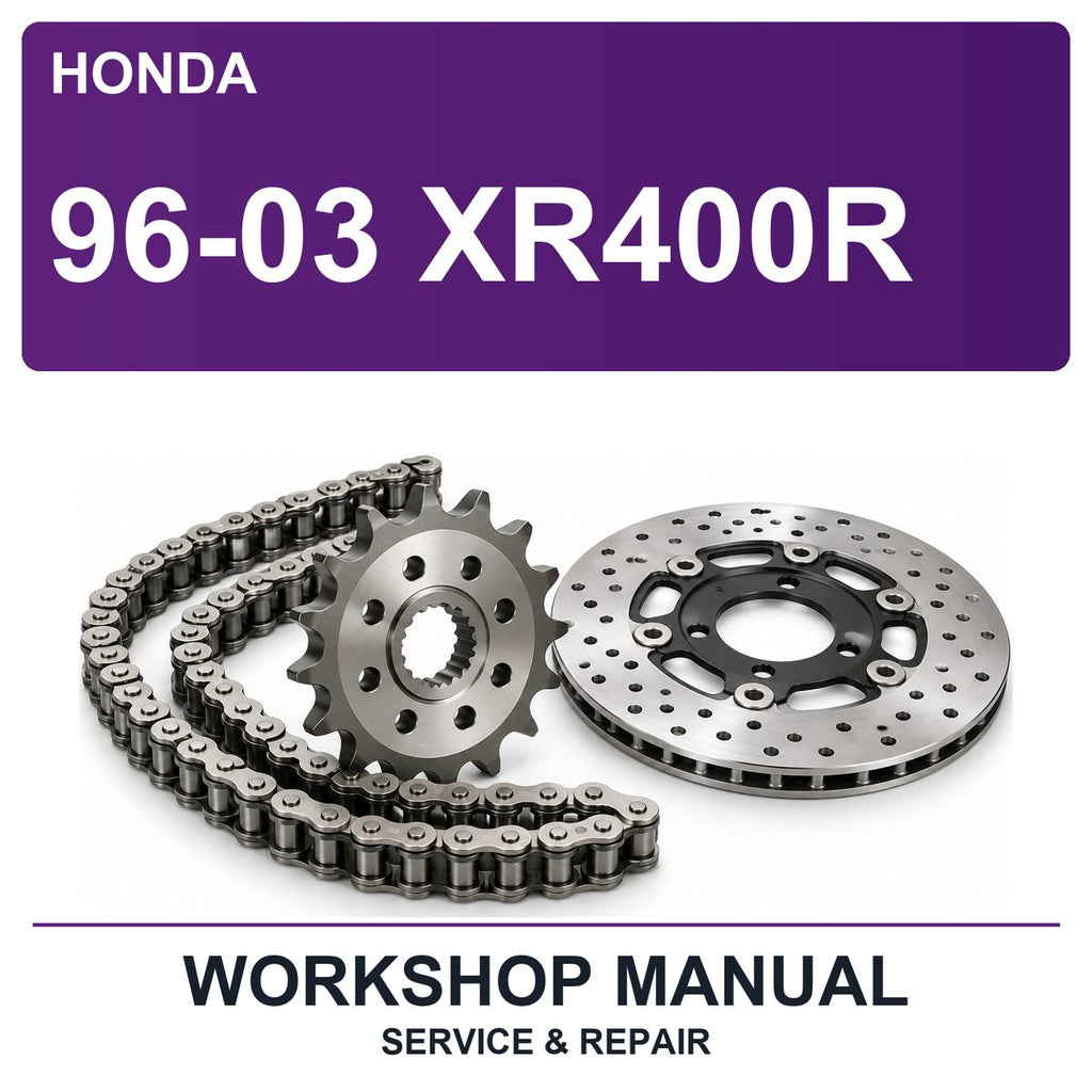 Honda 96-03 XR400R Workshop Service & Repair Manual