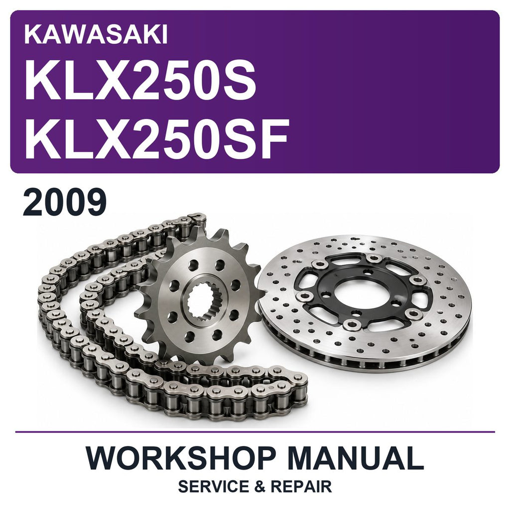 2009 Kawasaki KLX250S KLX250SF Workshop Service & Repair Manual