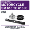 2008 Husqvarna Motorcycle SM 610 TE 610 IE Workshop Service & Repair Manual