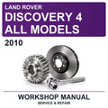 2010 Land Rover Discovery 4 All Models Workshop Service & Repair Manual