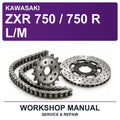Kawasaki ZXR 750 / 750 R L/M Workshop Service & Repair Manual