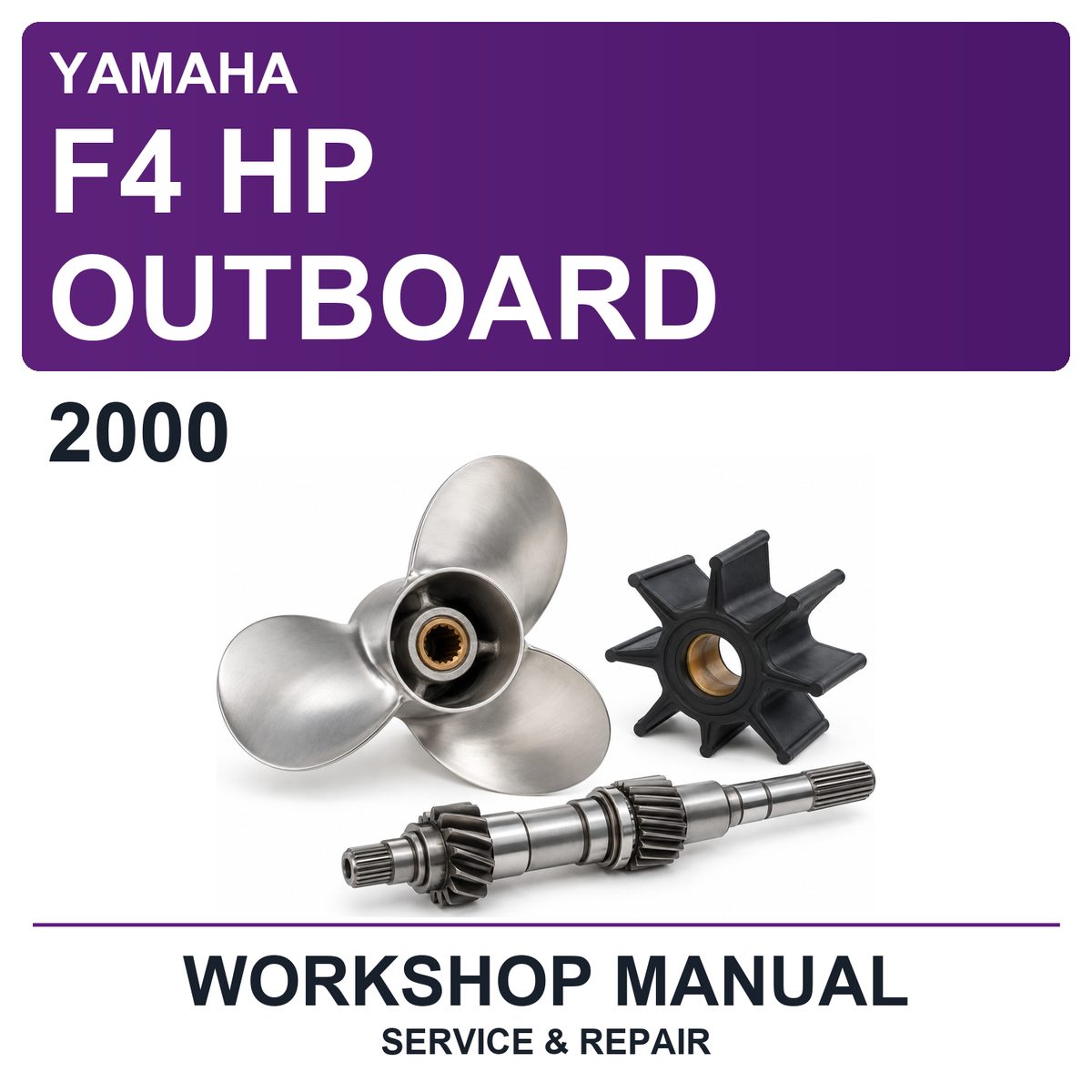 2000 Yamaha F4 HP Outboard Workshop Service & Repair Manual