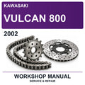 2002 Kawasaki Vulcan 800 Workshop Service & Repair Manual