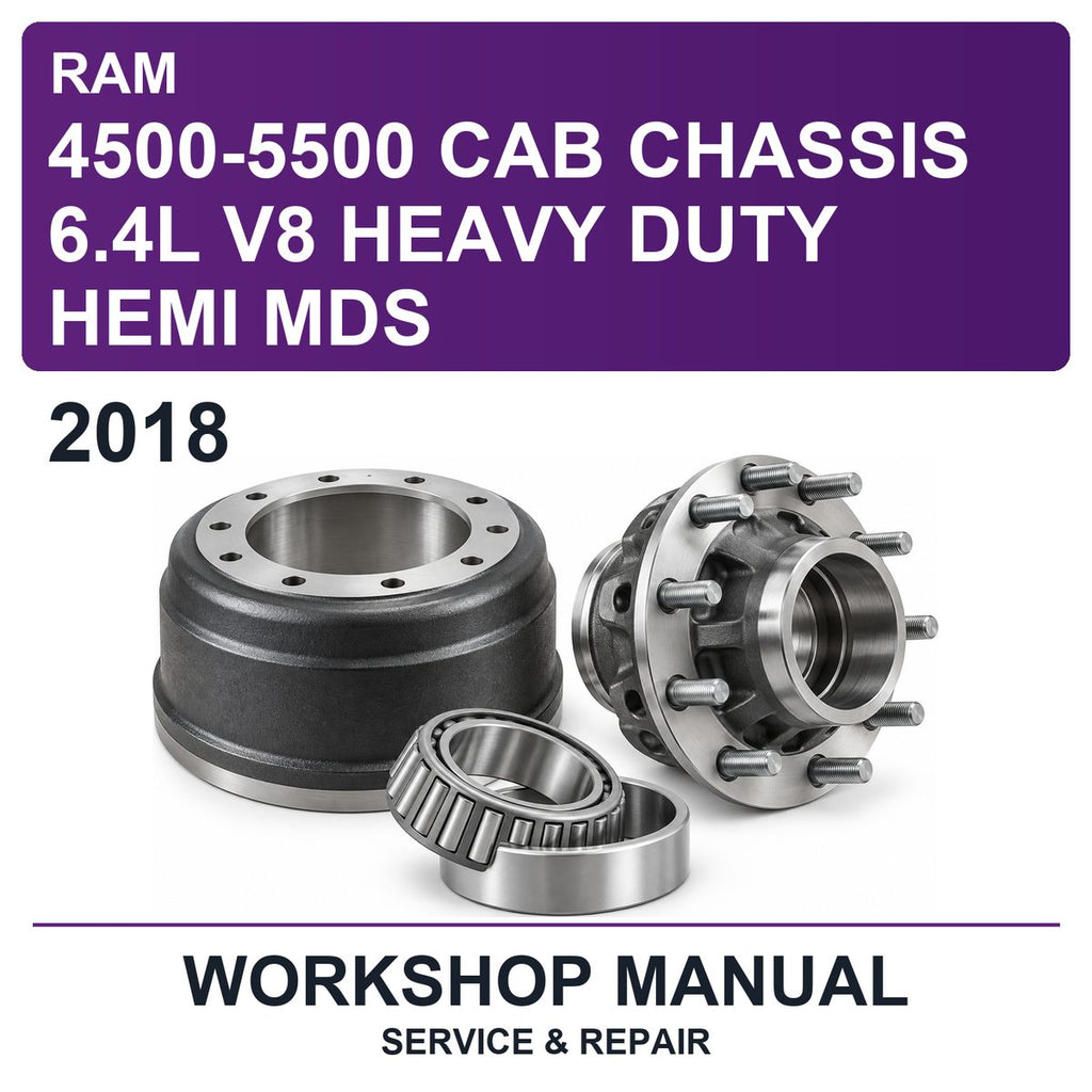2018 Ram 4500-5500 Cab Chassis 6.4L V8 Heavy Duty Hemi MDS Workshop Service & Repair Manual